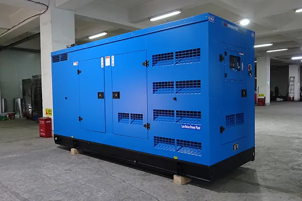 مولدات كهرباء ديزل نوع صامت بقدرة 250kW صدرناها إلى دولة أفريقية