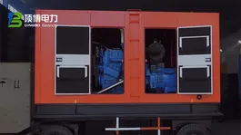 مولد كهرباء ديزل صامت