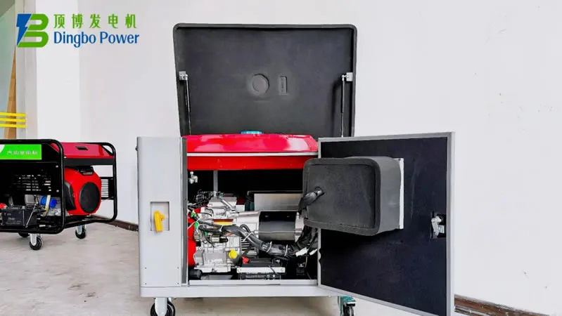 مولد بنزين مصمت بنظام تبريد هوائي (قدرة 5 إلى 9 كيلووات) بأسطوانة واحدة