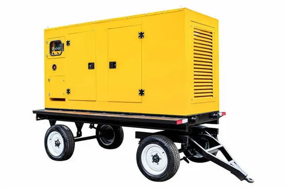 مولد كهرباء ديزل مثبت على مقطورة (القدرة: من 16 إلى 600 كيلو وات)