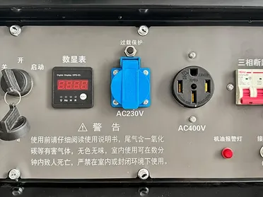 مولد ديزل بتصميم مفتوح، تبريد هوائي، بمحرك أحادي الأسطوانة – مثالي للاستخدام الصناعي أو في المواقع النائية