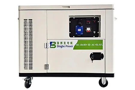 مولد ديزل صامت مبرد بالهواء بقدرة 5 - 8 كيلووات (أسطوانة واحدة)