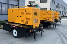 وحدة مولد الكهرباء ومضخة الصرف المقطورة