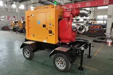  مضخة ذاتية التحضير مثبت على مقطورة