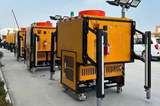 وحدة مضخة تصريف متنقلة ذات تحميل وتفريغ آلي