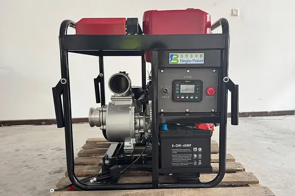 مضخة مياه عالية الكفاءة تعمل بالبنزين – مقاس 4 بوصات / 8 بوصات