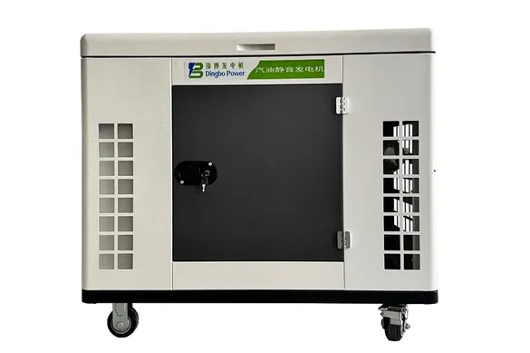 مولد كهرباء يعمل بالبنزين - تصميم مصمت وتبريد هوائي مع أسطوانتين