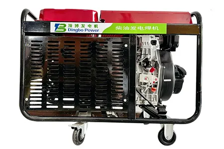 مولد ديزل للحام 250 أمبير بمحرك أسطوانة واحدة وتبريد هوائي